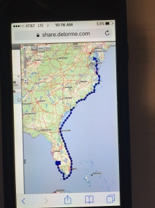 Our track to the Chesapeake Bay
